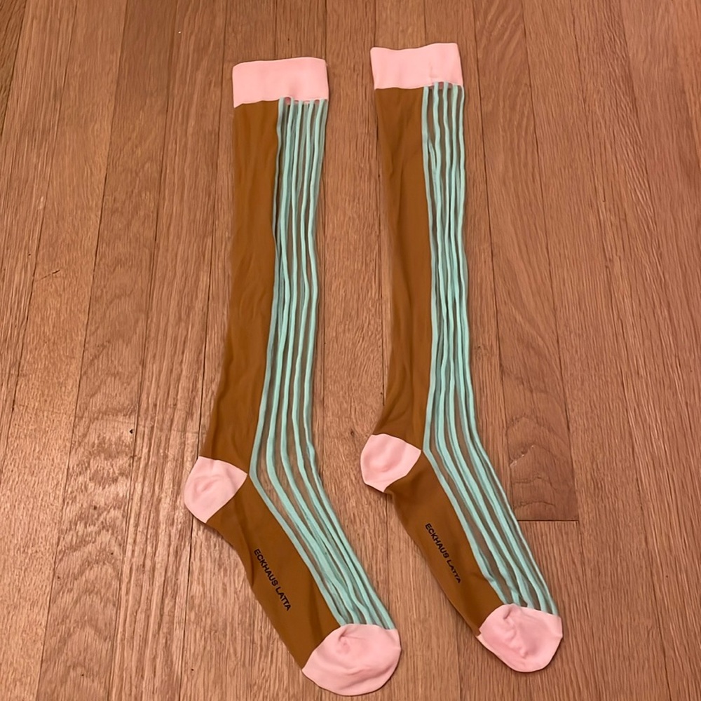 Eckhaus Latta Knee High Socks